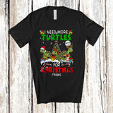 MacnyStore - Personalized I Need More Turtles For Christmas; Amusing X-mas Custom Name Sea Animal; Family T-Shirt