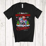 MacnyStore - Personalized I Want A Hippopotamus For Christmas; Lovely Custom Name Hippo Riding Unicorn T-Shirt