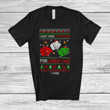 MacnyStore - Personalized I Want More Accordions For Christmas; Amusing Sweater Custom Name Musical Instrument T-Shirt