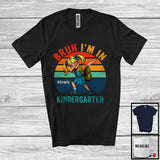 MacnyStore - Personalized I'm In Kindergarten; Cute Vintage Retro Custom Name Girl Dabbing; Kindergarten Students T-Shirt