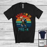 MacnyStore - Personalized I'm In Pre-K; Cute Vintage Retro Custom Name Boy Dabbing; Pre-K Students T-Shirt