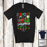 MacnyStore - Personalized I'm Not Short Just A Tall Elf; Lovely Christmas Custom Name Elf Driving Train T-Shirt