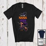 MacnyStore - Personalized I'm The Nana Witch, Sarcastic Halloween Custom Name Family Group, Witch Lover T-Shirt