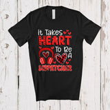 MacnyStore - Personalized It Takes Heart To Be A Dispatcher; Amazing Valentine Plaid Custom Name Jobs T-Shirt