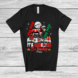 MacnyStore - Personalized It's Canadian The Donkey; Amazing Christmas Farmer; Custom Name Santa Donkey T-Shirt