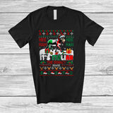 MacnyStore - Personalized It's Italian The Donkey; Amazing Christmas Sweater; Custom Name Santa Donkey T-Shirt