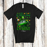 MacnyStore - Personalized It's St. Patrick's Day Cruise; Adorable Leprechaun Cruise Ship; Custom Name Captain T-Shirt