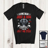 MacnyStore - Personalized Just A Dog You're Just An Idiot; Humorous Custom Name Great Dane Owner T-Shirt