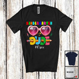 MacnyStore - Personalized Kindergarten Dude; Happy Back To School Sunglasses Custom Name; Girls Students T-Shirt