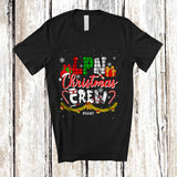 MacnyStore - Personalized LPN Christmas Crew; Amusing X-mas Plaid Snow; Custom Name Nurse Nursing T-Shirt