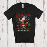 MacnyStore - Personalized Let's Get Lit; Joyful Christmas Sweater Santa; Custom Name Movie Nerd Vacation T-Shirt