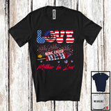 MacnyStore - Personalized Love Being Called Mother in law, Proud 4th Of July USA Flag Custom Name Family, Patriotic T-Shirt