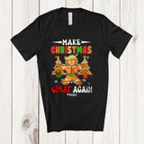 MacnyStore - Personalized Make Christmas Great Again; Humorous Gingerbread Trump Won; Family T-Shirt