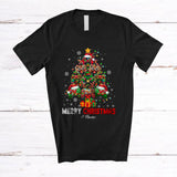 MacnyStore - Personalized Merry Christmas; Joyful X-mas Tree Games Controllers; Custom Name Gamer T-Shirt