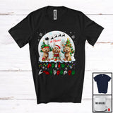 MacnyStore - Personalized Merry Christmas; Lovely Custom Name Cockapoos; ASL Sign Language Moon T-Shirt