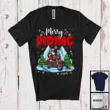 MacnyStore - Personalized Merry Riding; Fantastic Christmas Custom Name Santa Go Riding; Winter Outside T-Shirt