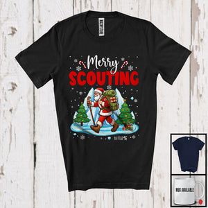 MacnyStore - Personalized Merry Scouting; Fantastic Christmas Custom Name Santa Go Scouting; Winter Outside T-Shirt