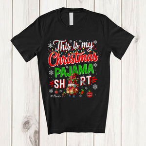 MacnyStore - Personalized My Christmas Pajama Shirt; Amusing Custom Name Gnome X-mas; Family T-Shirt