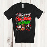 MacnyStore - Personalized My Christmas Pajama Shirt; Amusing Custom Name Gnome X-mas; Family T-Shirt