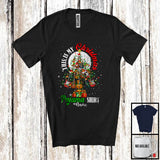 MacnyStore - Personalized My Christmas Pajama Shirt; Joyful X-mas Tree Guitar; Custom Name Guitarist Musician T-Shirt