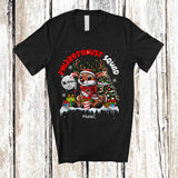 MacnyStore - Personalized Phlebotomist Squad; Wonderful Christmas Tree Reindeer; Custom Name Nurse Group T-Shirt