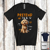 MacnyStore - Personalized Pretend I'm A Cockapoo; Humorous Halloween Custom Name Dog Owner T-Shirt