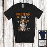 MacnyStore - Personalized Pretend I'm A Shetland Sheepdog; Humorous Halloween Custom Name Dog Owner T-Shirt