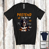 MacnyStore - Personalized Pretend I'm An Entlebucher Mountain; Humorous Halloween Custom Name Dog Owner T-Shirt