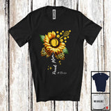 MacnyStore - Personalized Proud Mom; Awesome Mother's Day Sunflower; Custom Name Tennis Player Family T-Shirt