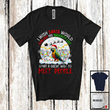 MacnyStore - Personalized Publish His Naughty List; Lovely Christmas Custom Name Parrot Santa T-Shirt