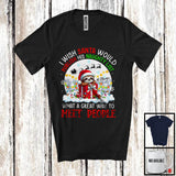 MacnyStore - Personalized Publish His Naughty List; Lovely Christmas Custom Name Sloth Santa T-Shirt