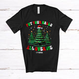 MacnyStore - Personalized Put Your Balls All Over Me; Sarcastic Christmas Trees Adult Groovy; Custom Name Family T-Shirt