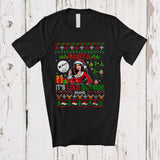 MacnyStore - Personalized Santa It Is Cold Outside; Amazing Christmas Custom Name Santa Women; Sweater T-Shirt