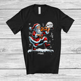 MacnyStore - Personalized Santa Playing Violin; Merry Christmas Custom Name Violin Musical Instruments Player T-Shirt