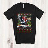 MacnyStore - Personalized Santa Riding Goose; Amusing Christmas Sweater Goose; Custom Name Farmer Farm T-Shirt