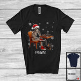 MacnyStore - Personalized Santa Skeleton Playing Chess, Joyful Christmas Custom Name Chess Player Team T-Shirt