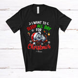 MacnyStore - Personalized Sleep All Day For Christmas; Lovely Custom Name Santa Koala Bear Lazy Sleepy; Animal T-Shirt