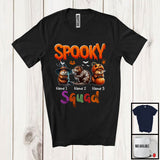 MacnyStore - Personalized Spooky Squad; Adorable Halloween Custom Name Three Muskrat; Wild Animal T-Shirt