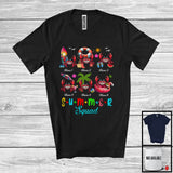 MacnyStore - Personalized Summer Squad, Lovely Summer Vacation Crabs Custom Name Group, Sea Animal T-Shirt