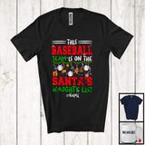 MacnyStore - Personalized This Baseball Team Is On The Santa's Naughty List; Funny Custom Name Sport Player T-Shirt