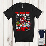 MacnyStore - Personalized This Bocce Ball Team Is On The Santa's Naughty List; Joyful Custom Name Sport Player T-Shirt