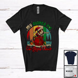 MacnyStore - Personalized Vintage Retro Guinea Pig Is My Christmas Cheer; Lovely Santa Custom Name T-Shirt