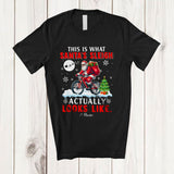 MacnyStore - Personalized What Santa's Sleigh Looks Like; Joyful Christmas Bicycle; Custom Name Rider T-Shirt