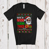 MacnyStore - Personalized You're So Good I Came Twice; Amusing Christmas Sweater Custom Name Bearded Santa T-Shirt