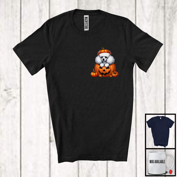 MacnyStore - Poodle In Pumpkin Pocket; Adorable Halloween Thanksgiving Poodle Owner Lover T-Shirt