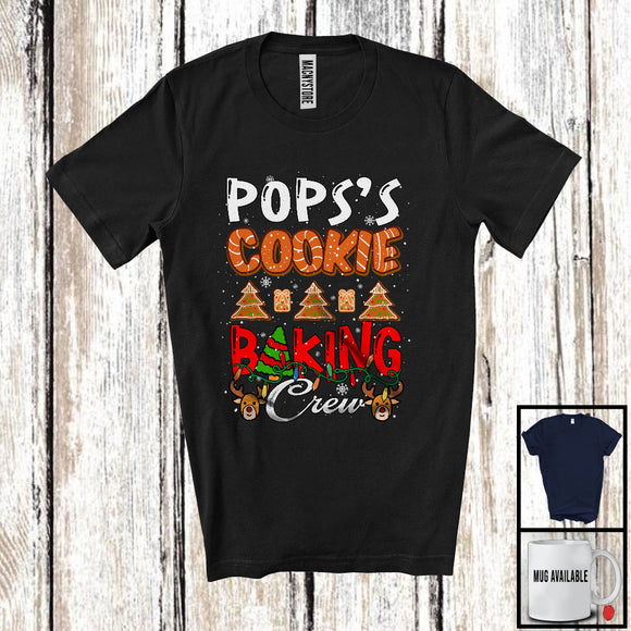 MacnyStore - Pops's Cookie Baking Crew; Adorable Christmas Tree Santa Baker; X-mas Family Group T-Shirt