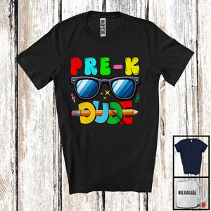 MacnyStore - Pre-K Dude; Adorable Back To School First Day Of School Sunglasses; Boys Students Teacher T-Shirt