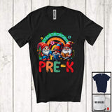 MacnyStore - Pre-K; Adorable Three Gnomes Gnomies Teaching Squad; Students Teacher Group T-Shirt