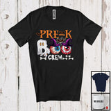 MacnyStore - Pre-K Boo Crew, Scary Halloween Boo Ghost Witch Zombie Eyes, Proud Careers Group T-Shirt