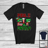 MacnyStore - Pre-K Elf Squad; Awesome Christmas Lights Plaid Elf Lover; Students Teacher Group T-Shirt